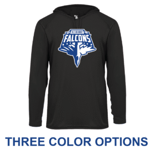 BDH HOODED LONG SLEEVE WICKING TEE