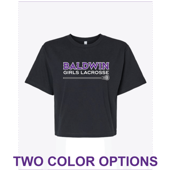 BGLAX LADIES CROP TEE