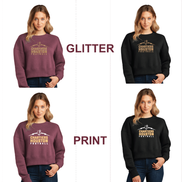 CHYFB LADIES CROP FLEECE CREW - Image 2