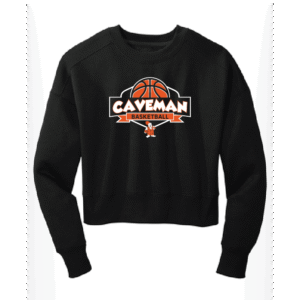 CAVEMAN LADIES CROP CREWNECK SWEATSHIRT