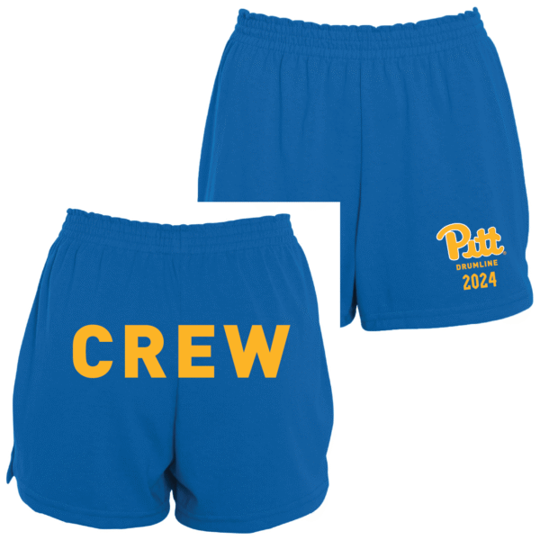 LADIES CREW SHORTS - DRUMLINE ONLY