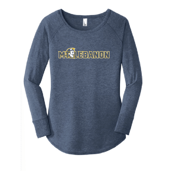 LADIES TRIBLEND LONG SLEEVE TEE - Image 2