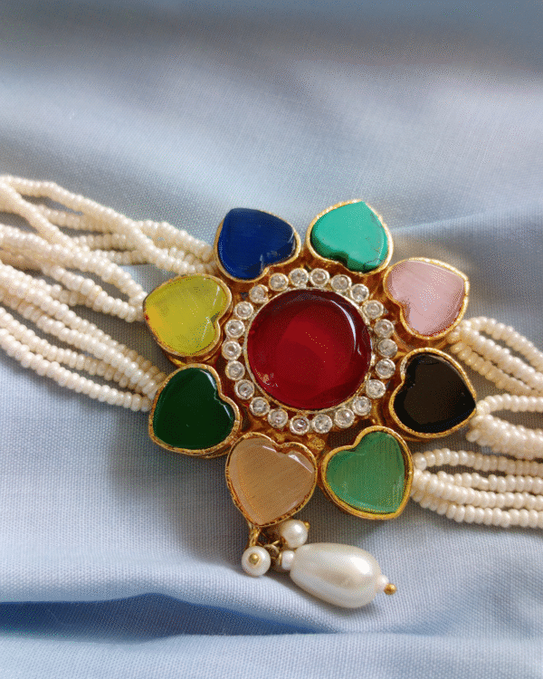 Smart Multi Color Choker Necklace - Image 4