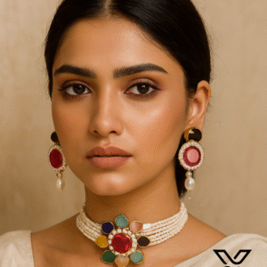 Smart Multi Color Choker Necklace