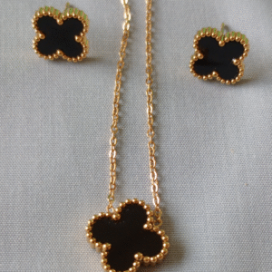 Black And Gold Pendent
