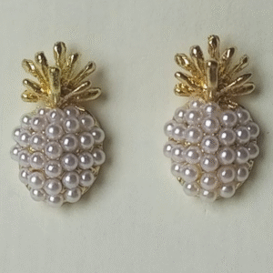 Pineapple Pearl Earrings