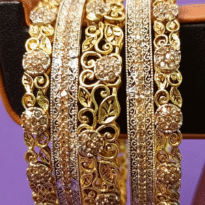 The Heritage Jewel Bangle Stack