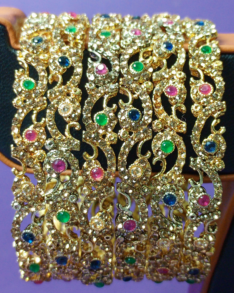 The Heritage Jewel Statement Bangle Collection