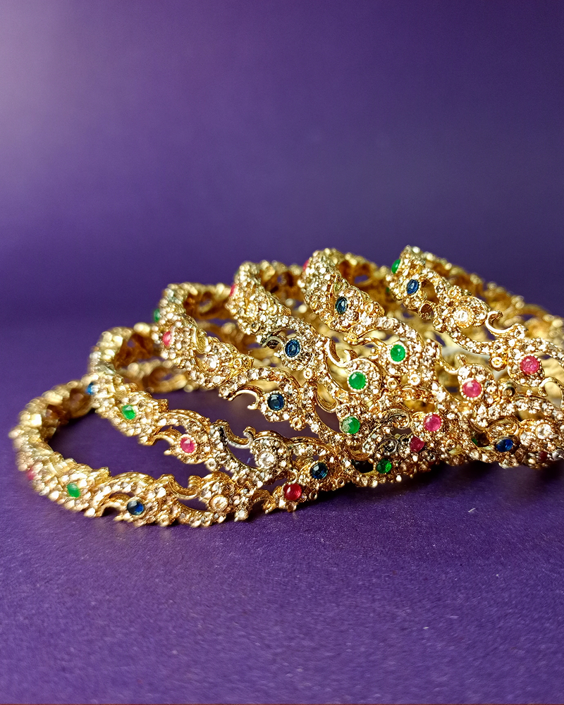 The Heritage Jewel Statement Bangle Collection - Image 3