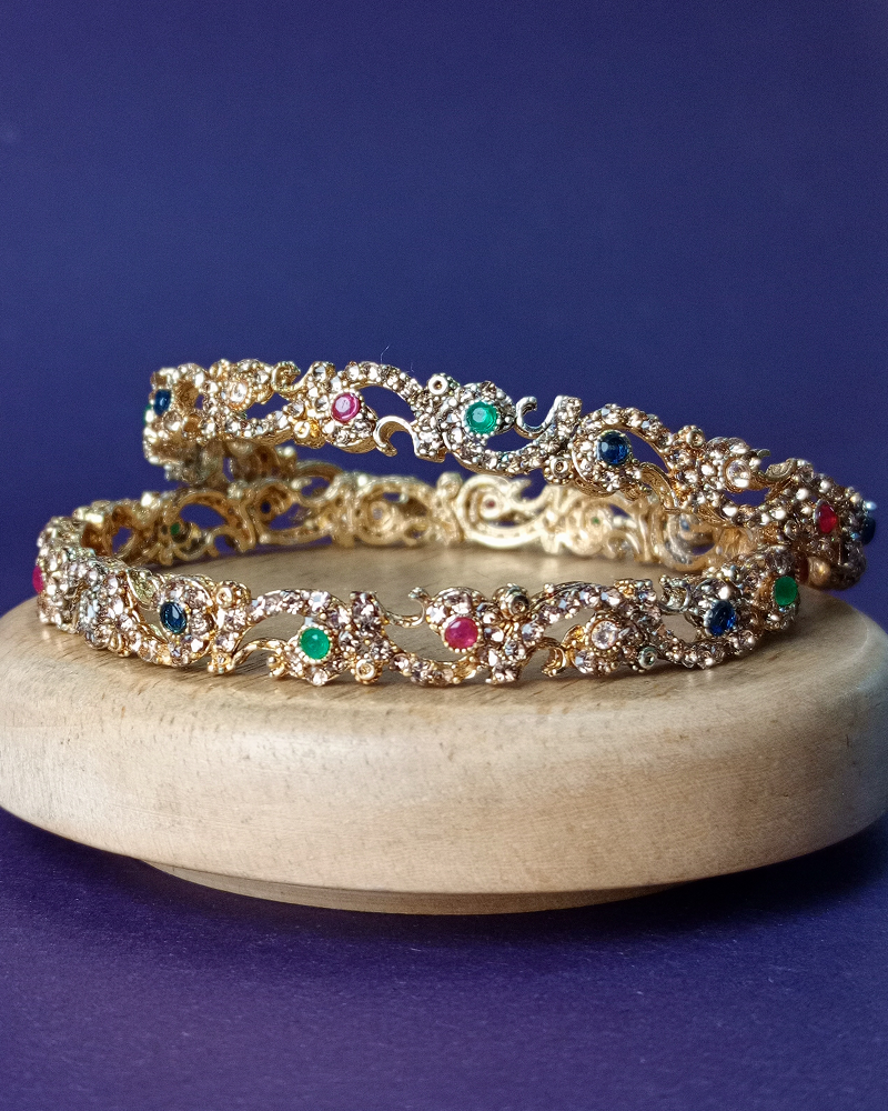 The Heritage Jewel Statement Bangle Collection - Image 4