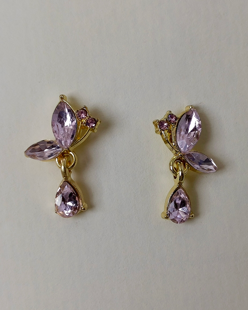 Lavender Flutter Earrings