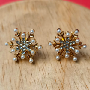 Golden Frost Earrings