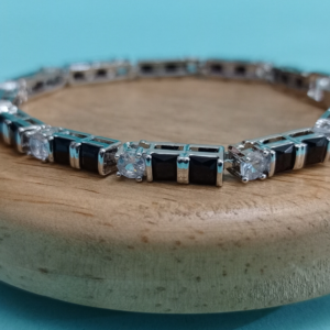 Royal Dual-Tone Zircon Bracelet