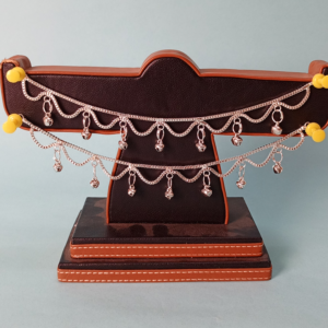 Ethereal Scalloped Ghungroo Anklet