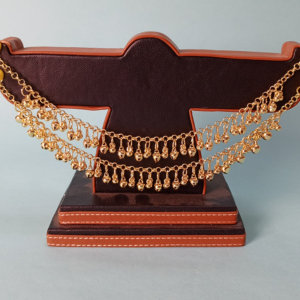 Golden Harmony Layered Ghungroo Anklet