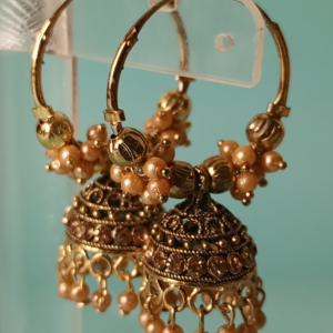 Luminous Crystal Jhumka Collection