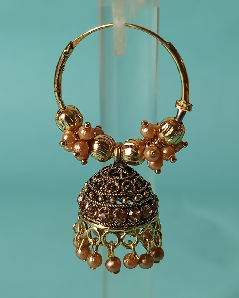 Luminous Crystal Jhumka Collection - Image 3