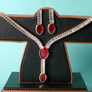 Ethereal Crystal Vine Necklace Set