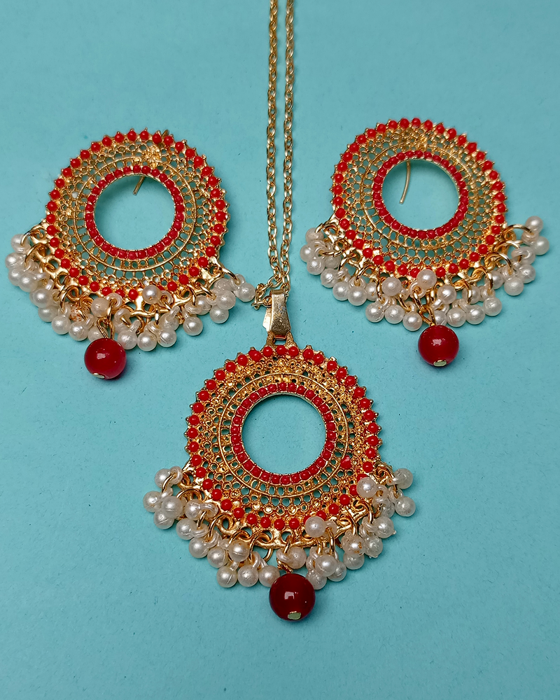 Luminous Teardrop Halo Necklace Set - Image 3