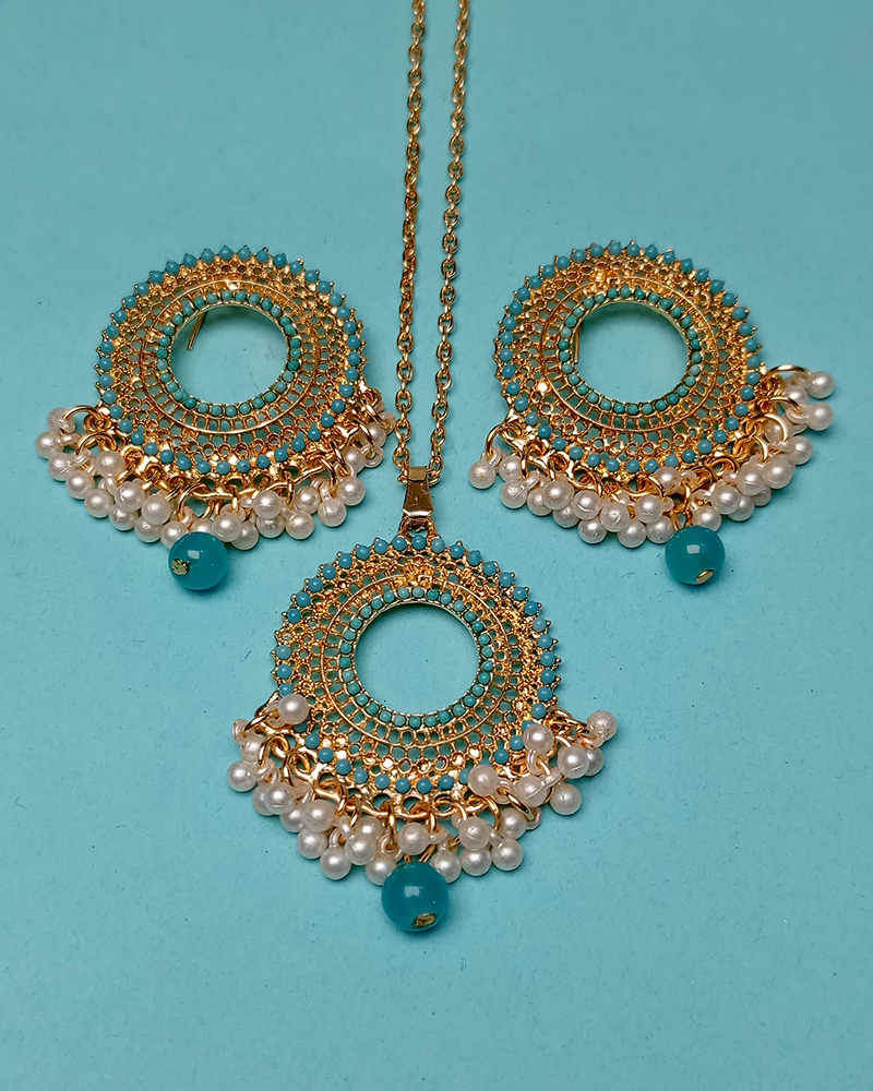 Luminous Teardrop Halo Necklace Set - Image 32