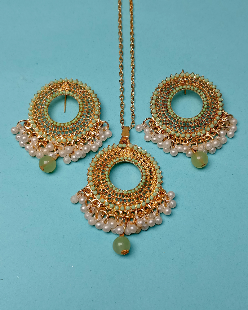 Luminous Teardrop Halo Necklace Set - Image 26