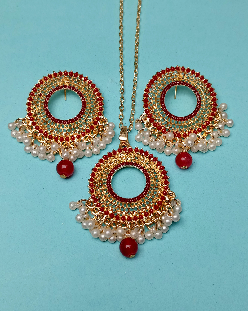 Luminous Teardrop Halo Necklace Set - Image 15