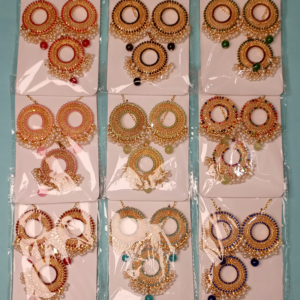 Luminous Teardrop Halo Necklace Set