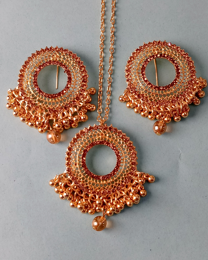 Luminous Teardrop Halo Necklace Set - Image 9