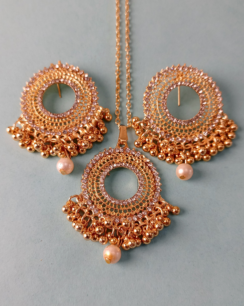 Luminous Teardrop Halo Necklace Set - Image 6