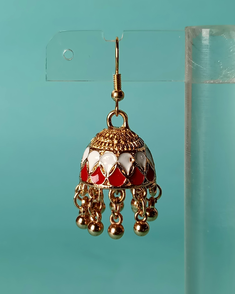 Heritage Filigree Tiered Jhumkas - Image 25