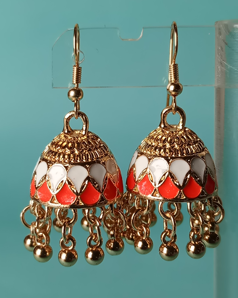 Heritage Filigree Tiered Jhumkas - Image 24
