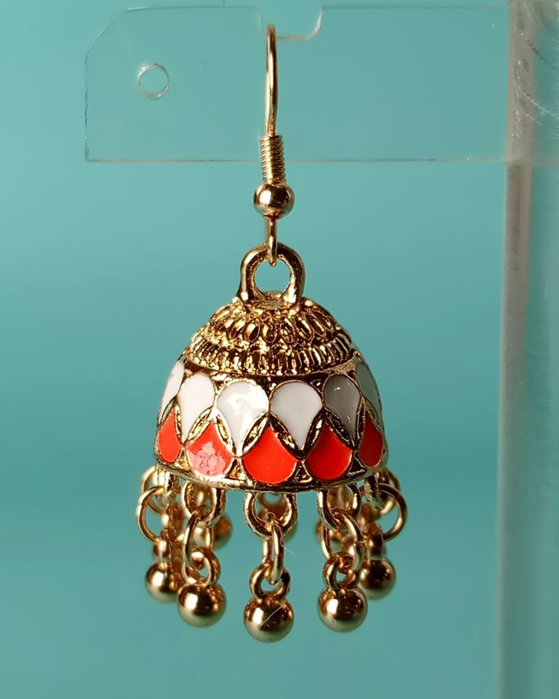 Heritage Filigree Tiered Jhumkas - Image 23