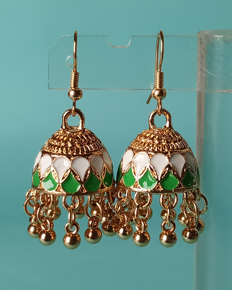 Heritage Filigree Tiered Jhumkas - Image 22