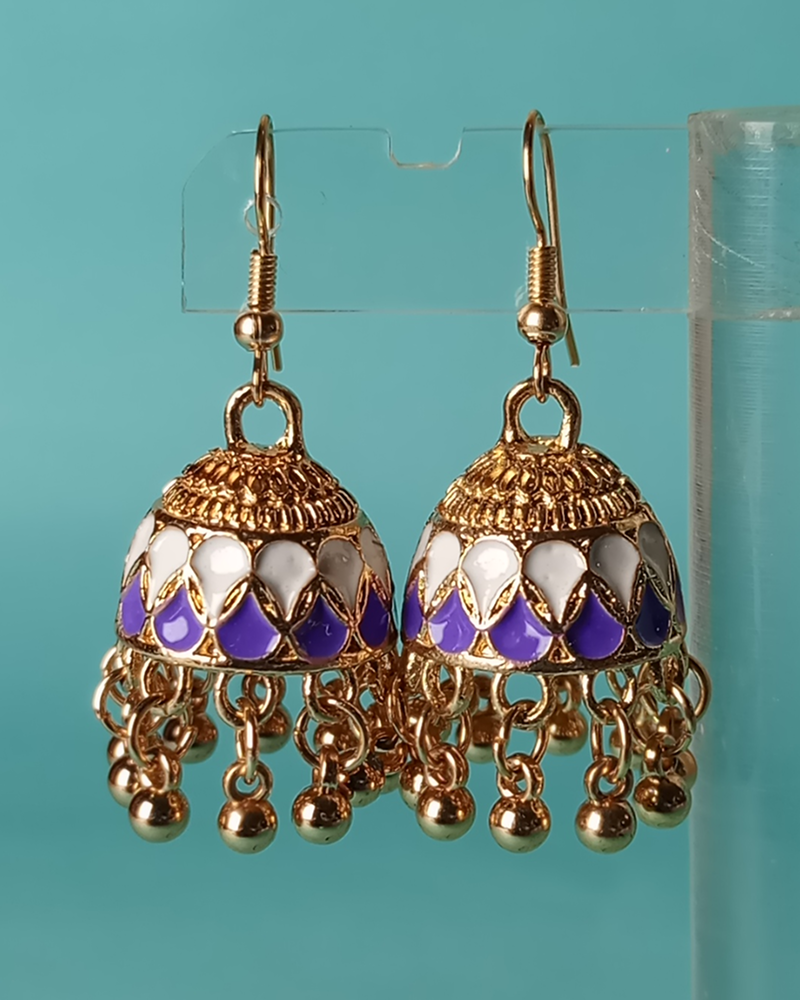 Heritage Filigree Tiered Jhumkas - Image 18