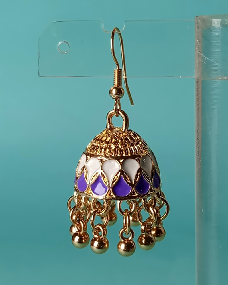 Heritage Filigree Tiered Jhumkas - Image 17