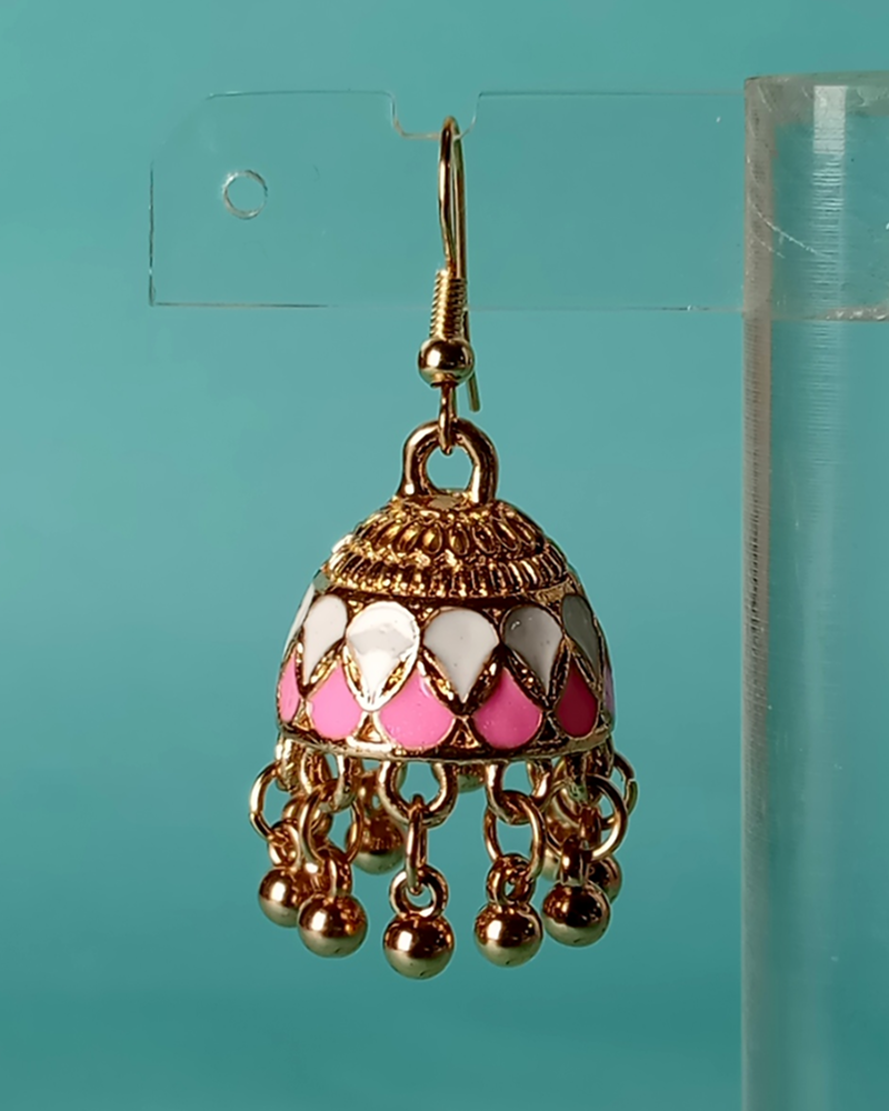 Heritage Filigree Tiered Jhumkas - Image 15