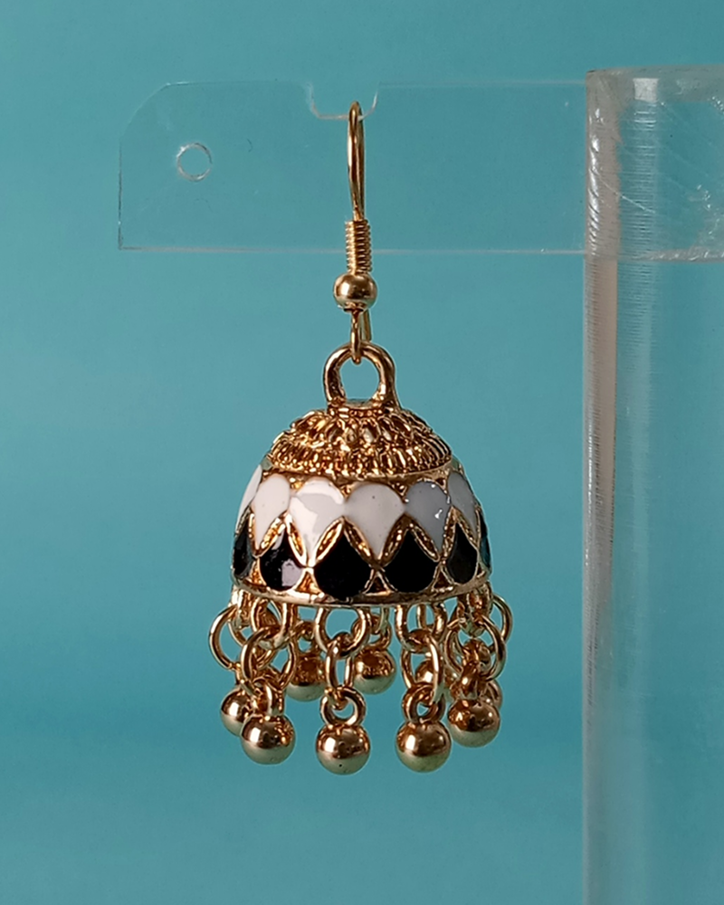 Heritage Filigree Tiered Jhumkas - Image 13