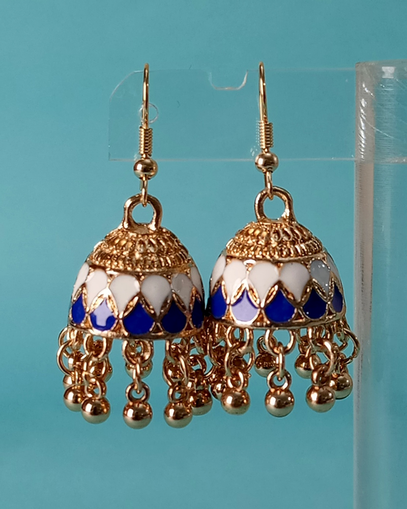 Heritage Filigree Tiered Jhumkas - Image 10