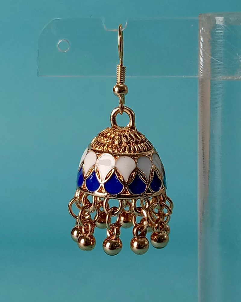 Heritage Filigree Tiered Jhumkas - Image 9