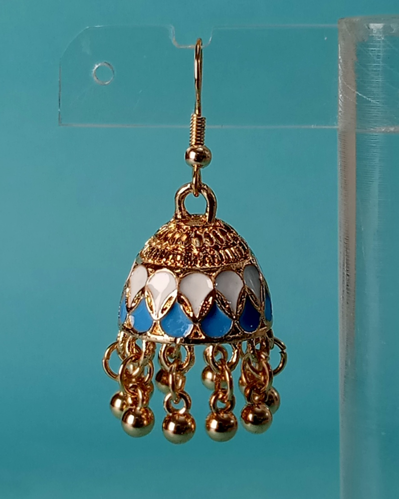 Heritage Filigree Tiered Jhumkas - Image 3