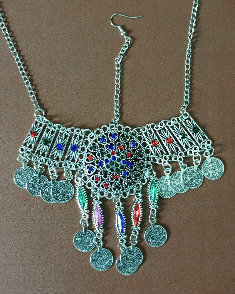 Nomadic Splendor Pathani Tribal Set - Image 3