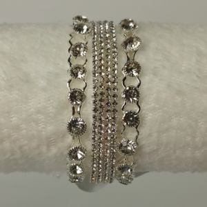 Crystal Studded Kada Bangle Set